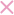 cross symbol in pink
