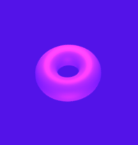a 3d donut, cause i love donuts
